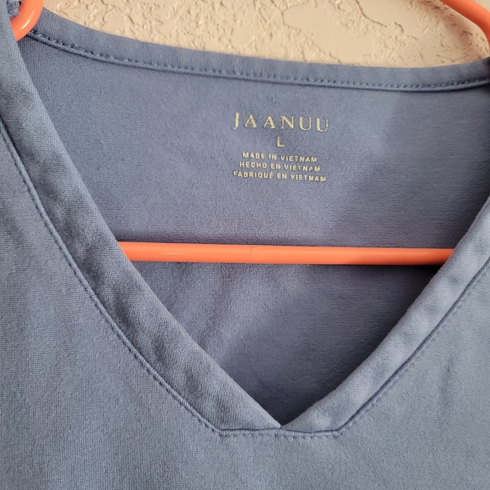 Jaanuu Scrub Set in Ceil Blue - Picture 3 of 5